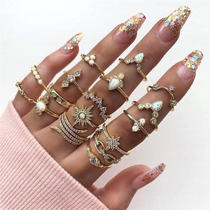 Bohemian Ring Set