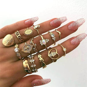 Bohemian Ring Set