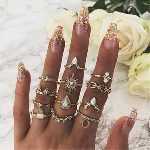 Bohemian Ring Set