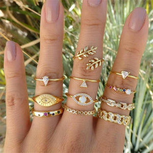 Bohemian Ring Set