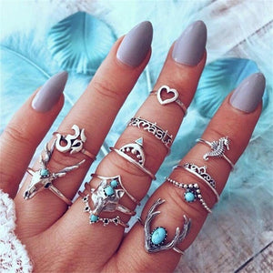 Bohemian Ring Set