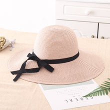 Load image into Gallery viewer, Wide Brim Straw Hat