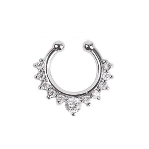 Crystal Cuff Nose Ring