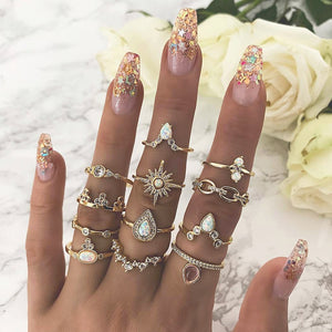 Bohemian Ring Set