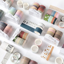Load image into Gallery viewer, VINTAGE WASHI TAPE 10-PIECE SET