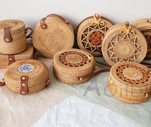 Load image into Gallery viewer, Woven Rattan Bag