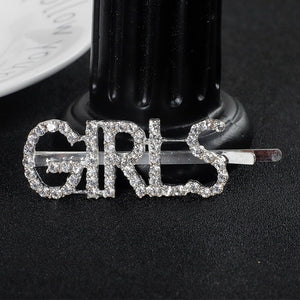 Shining Letter Hairpins