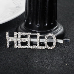 Shining Letter Hairpins