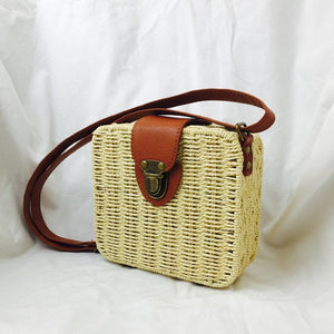 Round Straw Bag Handbag