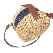 Load image into Gallery viewer, Round Straw Bag Handbag