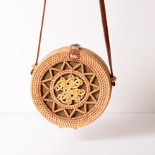 Load image into Gallery viewer, Round Straw Bag Handbag