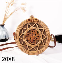 Load image into Gallery viewer, Woven Rattan Bag