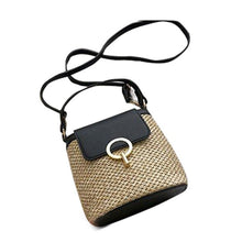 Load image into Gallery viewer, Straw Hand Woven Handbag