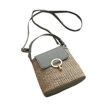 Load image into Gallery viewer, Straw Hand Woven Handbag
