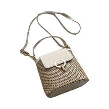 Load image into Gallery viewer, Straw Hand Woven Handbag